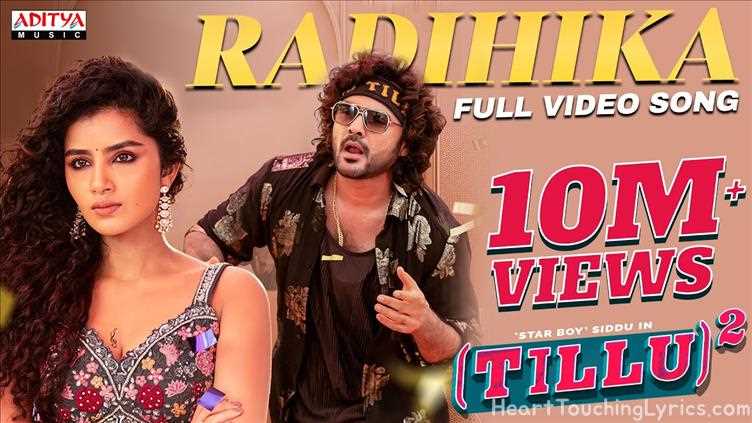 RADHIKA Song Lyrics - TILLU SQUARE